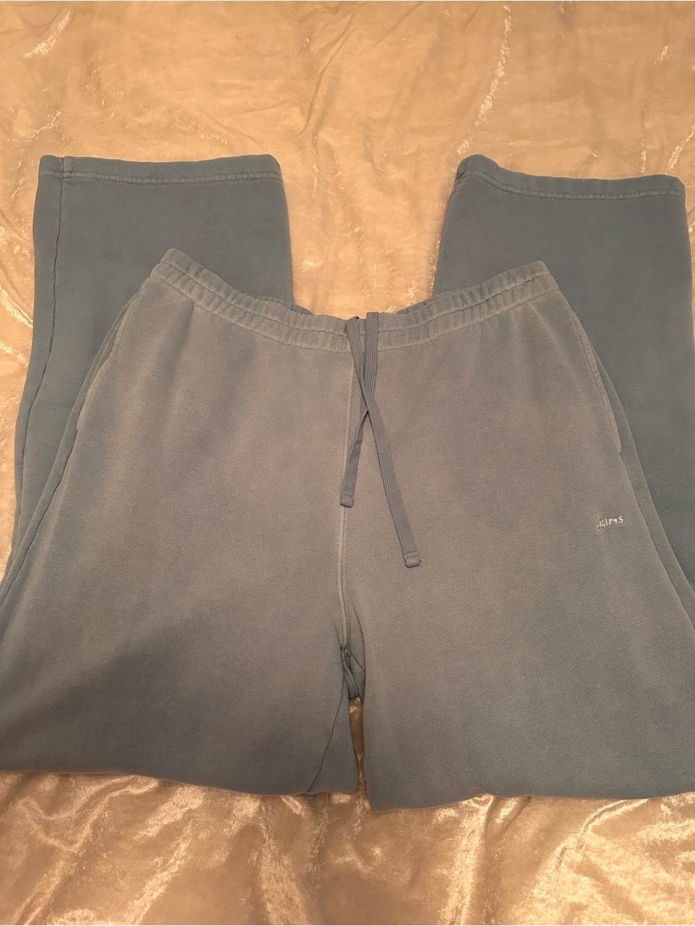 Skims blue bell Terry sweatpants size small.